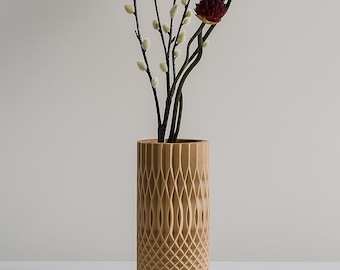 Modern Sleek Vase – Minimalist Decorative Flower Vase for Home, Shelf & Table Decor
