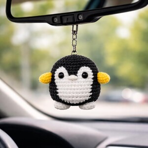 Pinguino nichilista SCHEMA ALL'UNCINETTO PDF - Umorismo esistenziale - Giocattolo neutro amigurumi facile per principianti - Regalo significativo per un amico o una persona cara