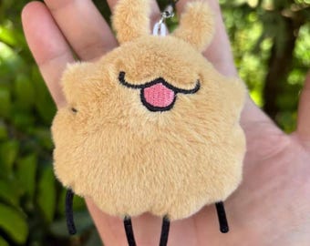 Silksong Flea Plush Keychain, Can Make Sounds Hollow Knight Inspired Keychain Plush Bag Charm, Best Gifts and Collectibles for Silksong Fans