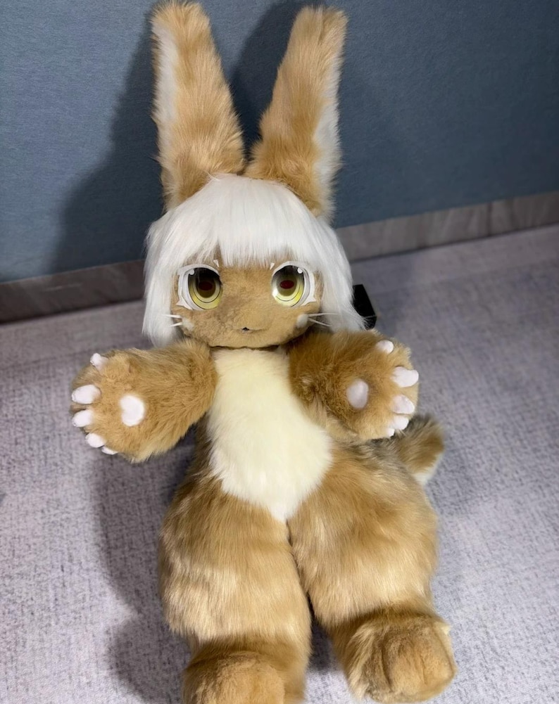 Nana Chi Rabbit 80cm Made in Abyss Nanachi Plush, Handmade With Skeleton Nanachi Plush ...