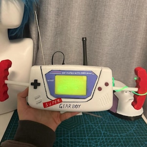 Intercom available Sally Face Super Gear Boy, Handmade Cosplay Props, Sal Fisher Customized Handmade  Video Game Gift