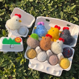 Stardew Valley Chickens Plush, Crochet Chickens, Stardew Valley doll toys, Stardew Valley plushie, chickens plush Charms, video game gift