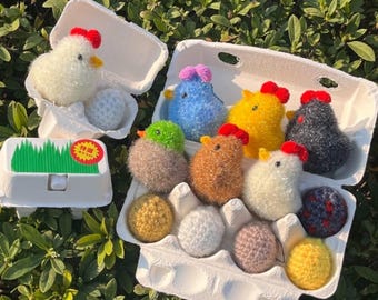 Stardew Valley Hühner Plüschtier, Häkeln Hühner, Stardew Valley Puppenspielzeug, Stardew Valley Plüschtier, Hühner Plüschanhänger, Videospiel Geschenk
