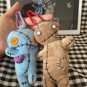 Sally Face Handmade plush doll Ornament, Sal Fisher and Larry Johnson In-game appearance Charm, Sally Face inspired, Customizable Plush