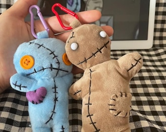 Sally Face Handmade plush doll Ornament, Sal Fisher and Larry Johnson In-game appearance Charm, Sally Face inspired, Customizable Plush