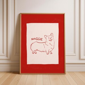 Custom Pet Portrait from Photo, Hand Painted Pet Art, Watercolor Dog or Cat Portrait, Personalized Pet Memorial Gift, Cute Gouache Artwork