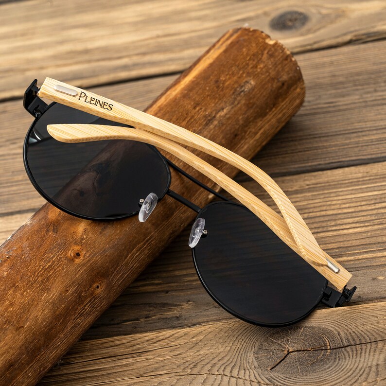 Personalized Wooden Sunglasses, Groomsmen Gifts, Custom Engraved Sunglasses, Groomsmen Proposal, Wedding Gifts for Guys, Bachelor Party Gift image 9