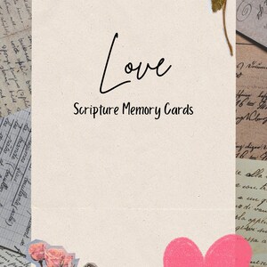 Amour : cartes mémoire inspirées des Écritures