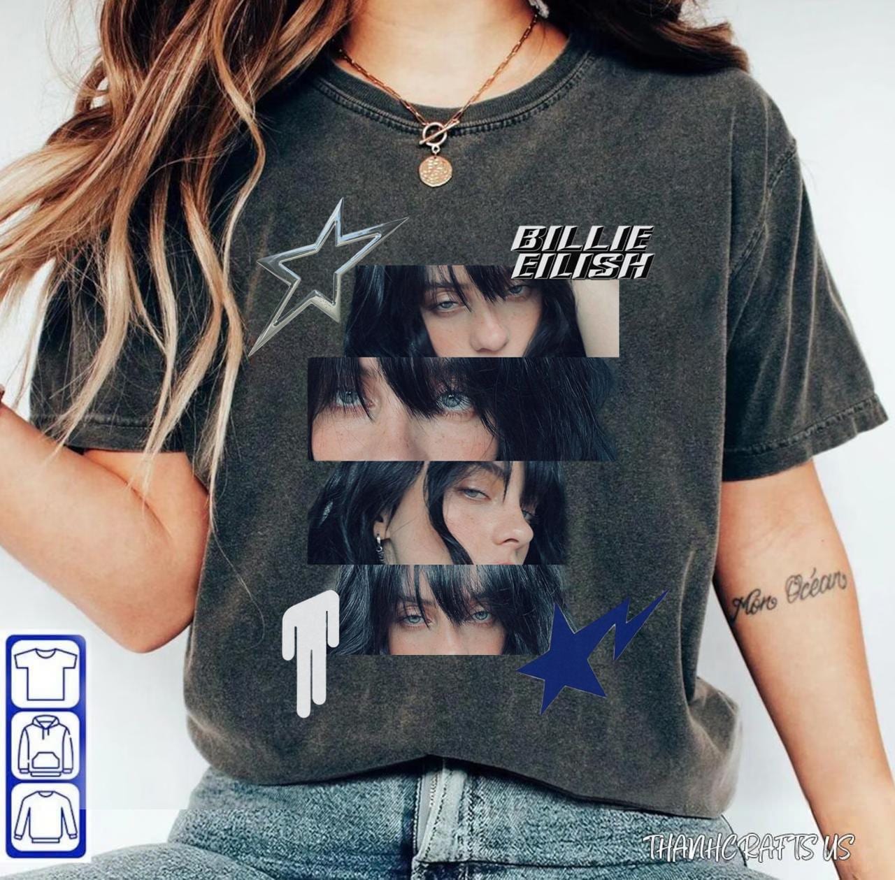 (Billie Eilish)ライブ限定tシャツ Billie Eilish)ライブ限定tシャツ - メルカリ