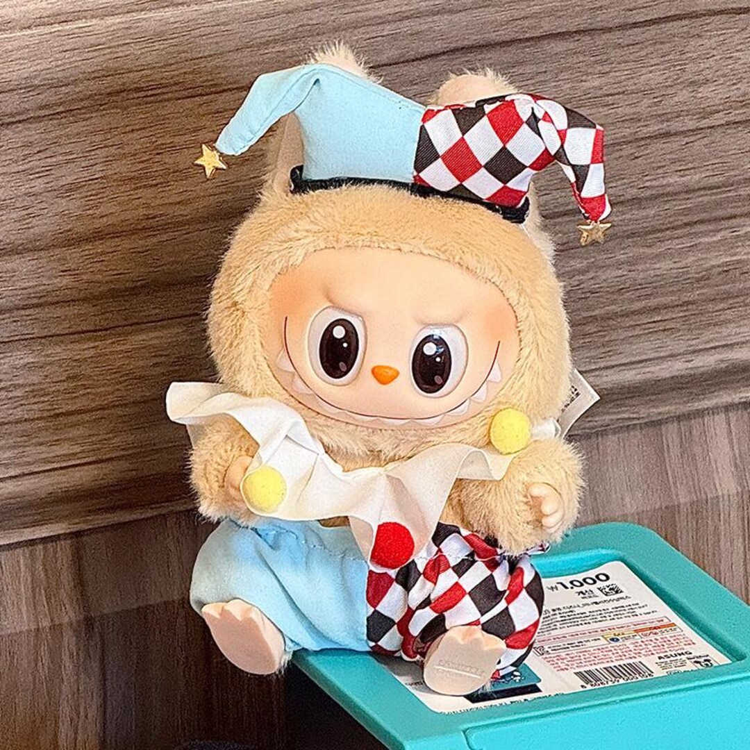 Labubu Clwon Labubu Doll Clown Outfit Handmade Labubu Clothes Suitable for 1st 2nd ...