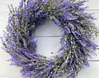 Lavender Wreath | Handmade Purple Grapevine Wreath