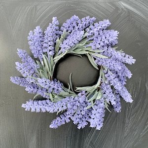 Lavender wreath | Mini lavender wreath | Candle ring wreath | Year round wreath