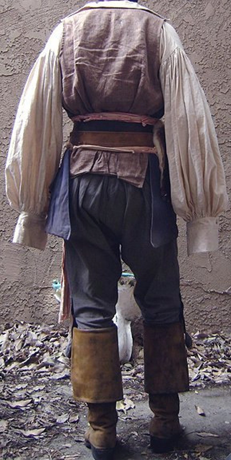 linen pirate shirt