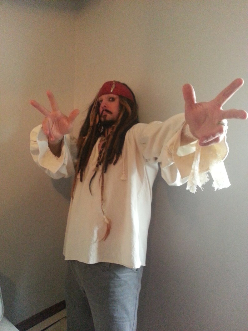 linen pirate shirt