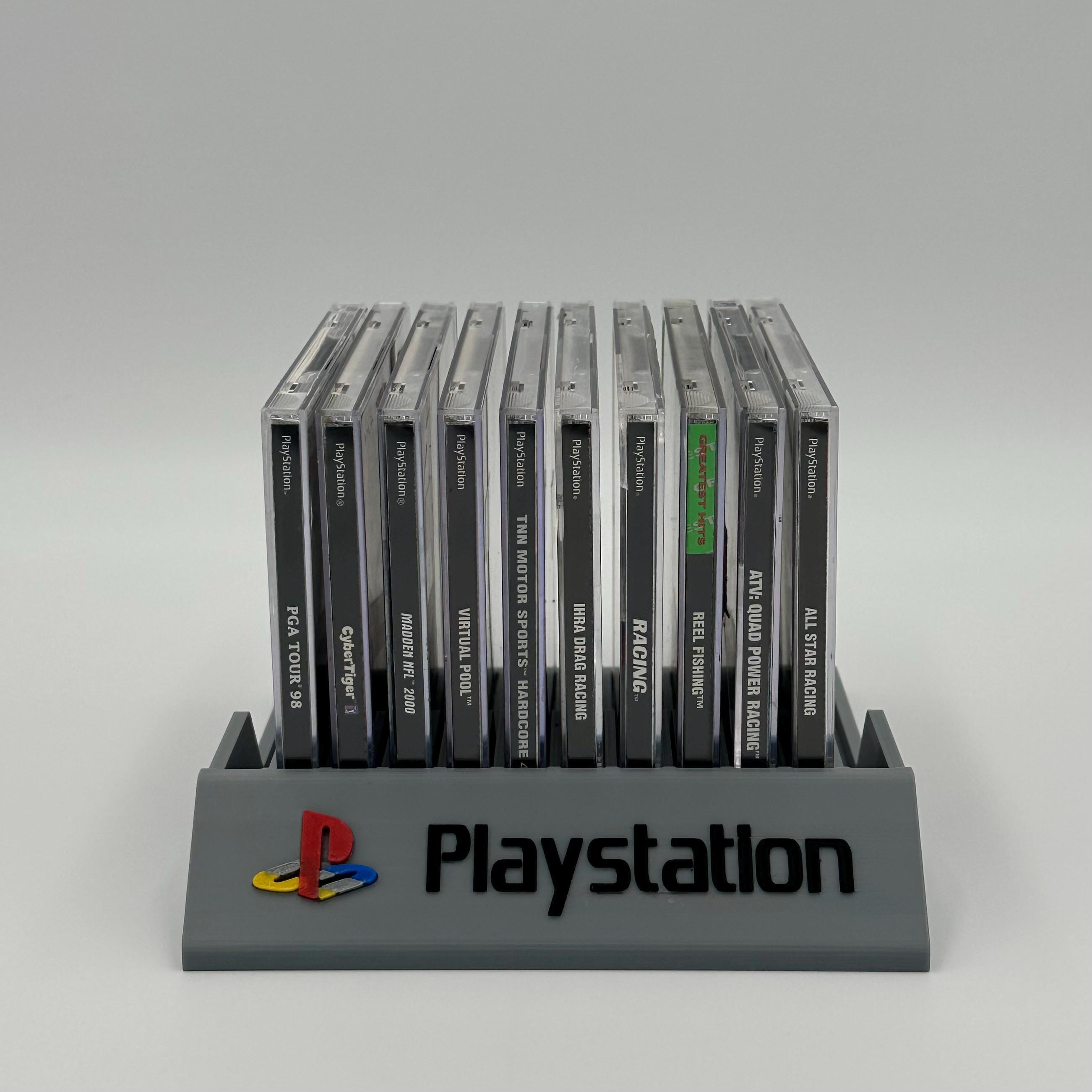 Playstation PS1 Game Holder Stand Retro PS1 Disc Rack for 12