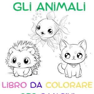 Livre de coloriage pour enfants - dessins amusants et créatifs - fichier PDF numérique