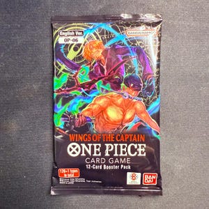 One Piece Card Game Booster WINGS of The CAPTAIN OP-06