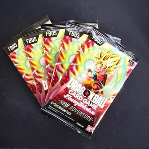 5x Dragon Ball Super Card Game Fusion World New Adventure Booster Pack