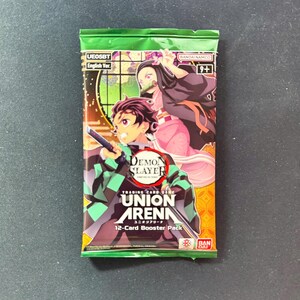 Tueur de démons Kimetsu no Yaiba, jeu de cartes à collectionner Union Arena, booster