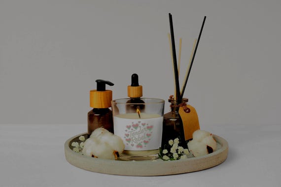 Tender Rebel Heart Candle, Soy Jar | Soft Grunge Hearts, Distressed Love