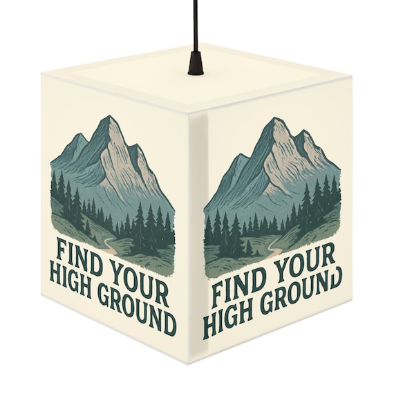 Mountain Scenic Lighting Light Cube Lamp | Mountain Scene Lamp