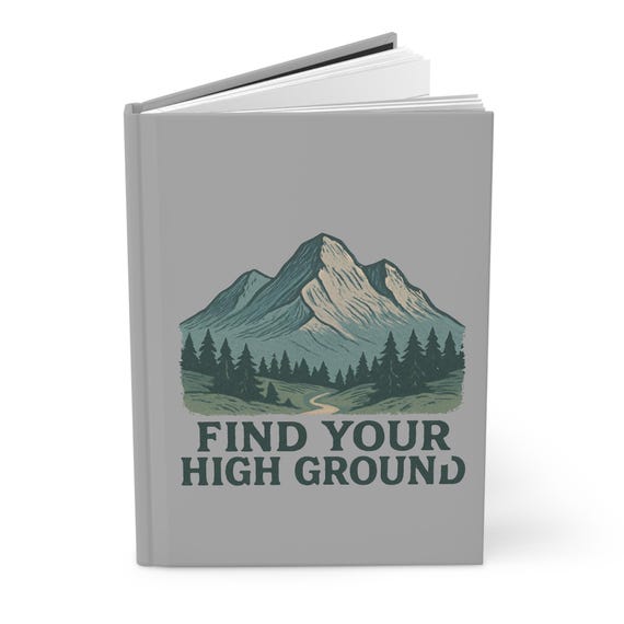 Find Your High Ground Journal | Mountain Illustration Hardcover