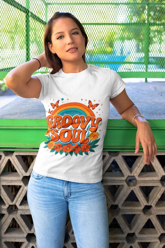 Women's Favorite Tee with Retro, Groovy Design