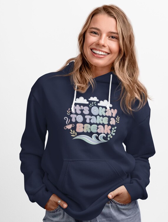 rest is productive Hoodie | burnout & mental health, self care sweatshirt