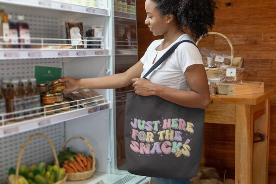 kind snark floral typography Tote | wholesome sarcasm, uplifting sarcasm