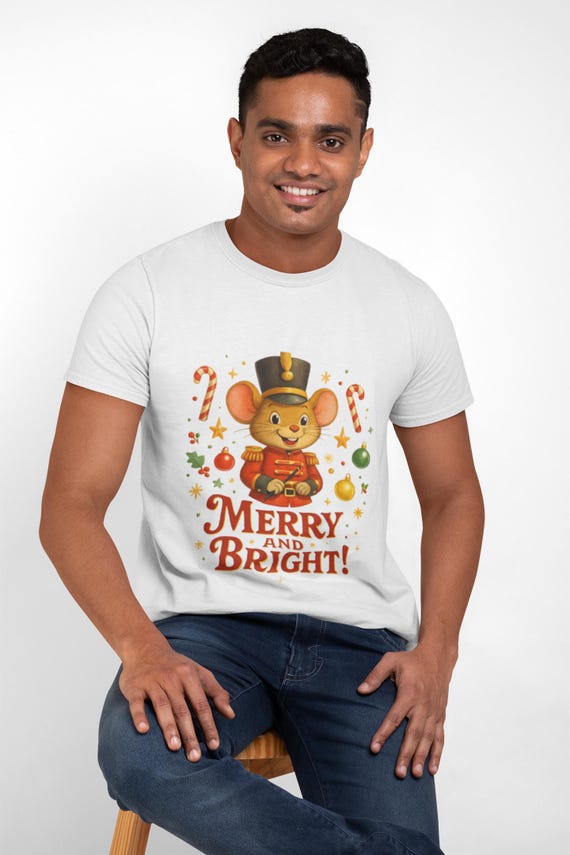 Christmas Mouse Nutcracker T-Shirt, Holiday Graphic Tee