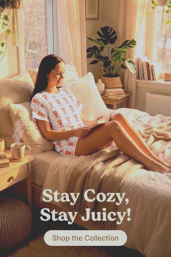 Strawberry Pajama set -Valentine Gift for Her - All Over Print Shorts, Soft Lightweight Sleepwear, Kawaii Strawberry Loungewear