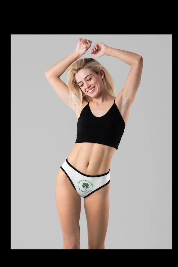 Four Leaf Clover Luck Briefs | Women's Briefs AOP