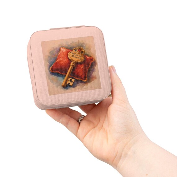 Enchanted Moments Custom Jewelry Travel Case | Compact Ring & Earring Organizer
