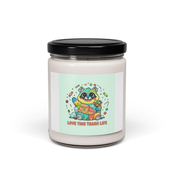 Trash Panda Christmas Raccoon Candle | Love This Trash Life soy 9oz