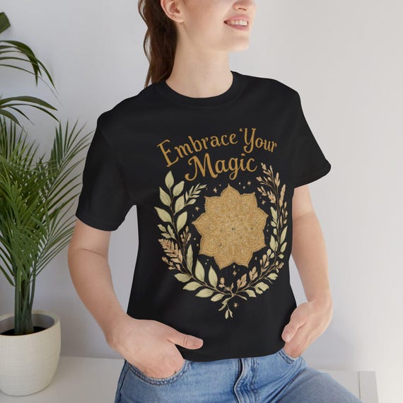 Embrace Your Magic Floral Mandala T-Shirt