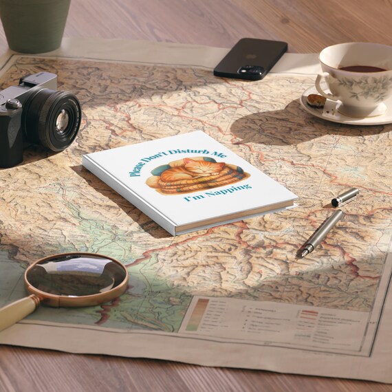 Sleeping Cat Hardcover Journal: Don't Disturb, Napping A5 Notebook