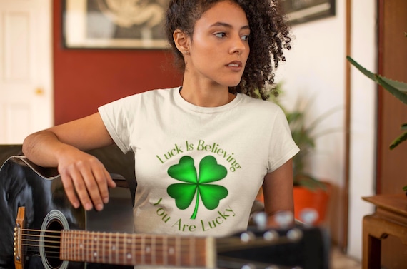 Four Leaf Clover Lucky Shamrock T-Shirt | St. Patrick's Day Tee