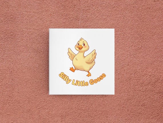 Silly Little Goose Wall Canvas Matte Canvas Stretched 1.25"