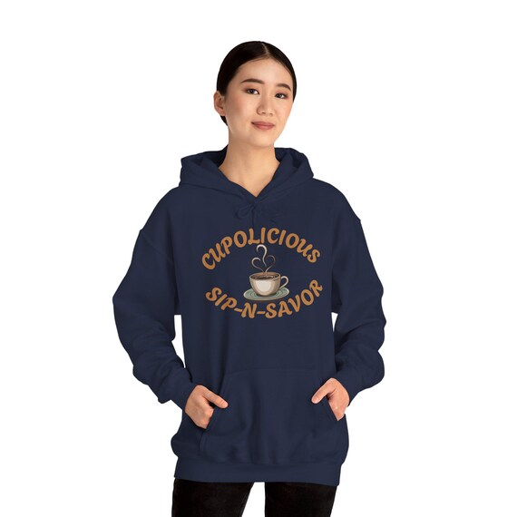 Coffee Lover Hoodie, Cupolicious Graphic Sweatshirt