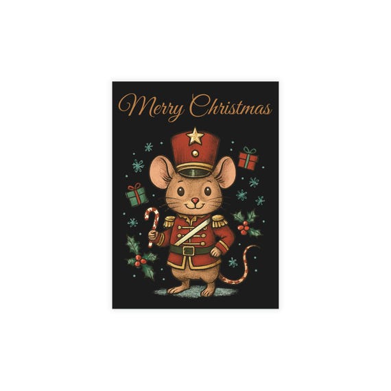 Merry Christmas Postcard Bundle postcards with envelopes | Stationery Set