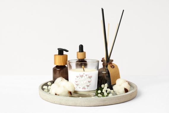 Tender Rebel Heart Candle, Soy Jar | Soft Grunge Hearts, Distressed Love