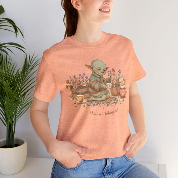 mushroom goblincore art Tee | cottagecore shirt, earthy pastel aesthetic
