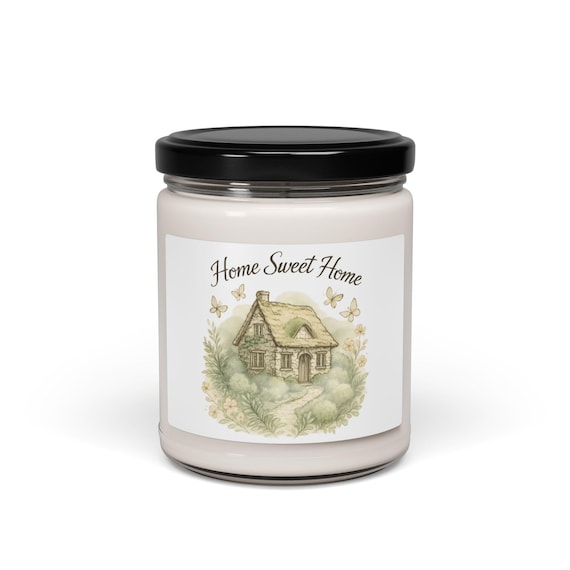 Home Sweet Home Cottage Soy Candle | 9oz, Essential Oils