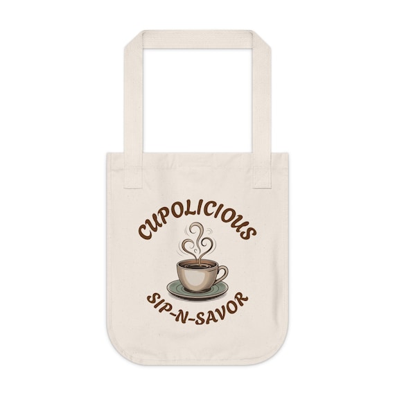 Sustainable, Stylish Tote for the Tea & Coffee Connoisseur - Cupolicious Collection