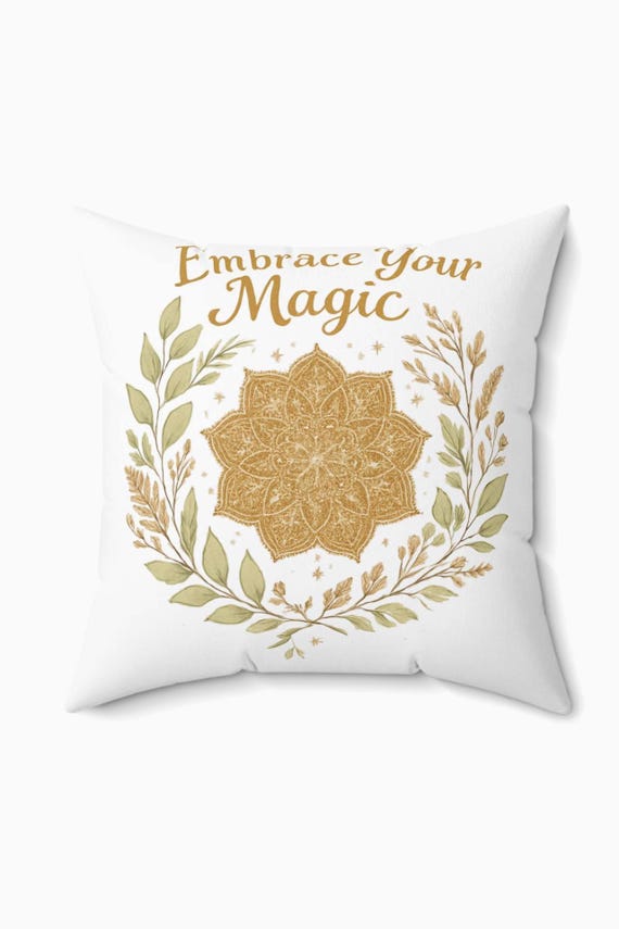 Spun Polyester Square Pillow