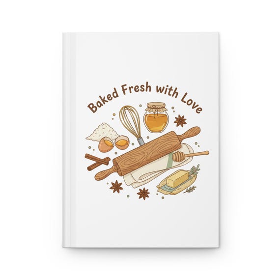 Baked Fresh With Love Recipe Journal for Chefs & Home Cooks