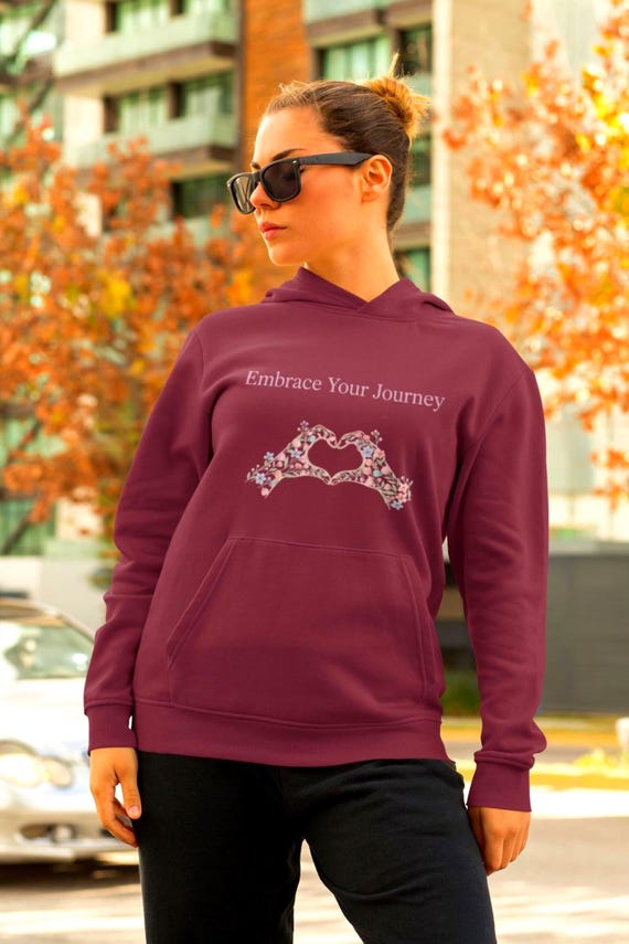 intentions over goals hoodie | gentle resolution, mindful wellness sweatshirt