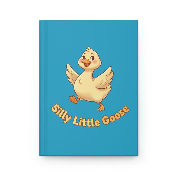 Duck Illustration Hardcover Journal | Baby Milestone Keepsake
