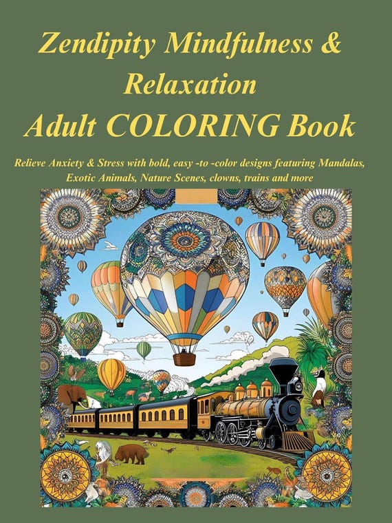 Adult Coloring Books, Mandalas and Nature Scenes | Soft Cover