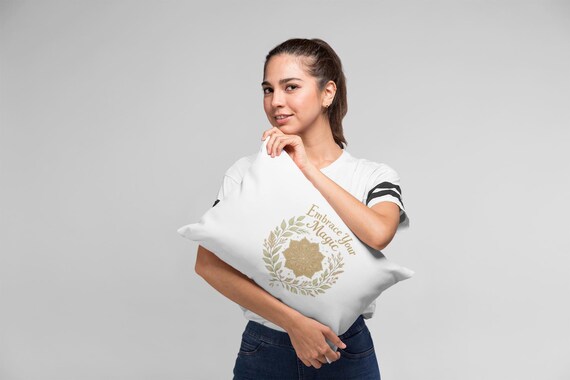 Boho Mandala Embrace Your Magic Pillow Sham | Microfiber Decorative Pillowcase